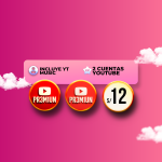 Youtube Premium 2 Cuentas