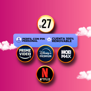 Netflix Premium + Disney Premium + HBO Max + Prime Video